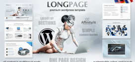 Премиум тема для WordPress Longpage
