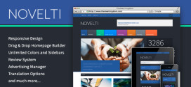 Премиум тема для WordPress Novelti