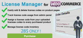License Manager for Woocommerce